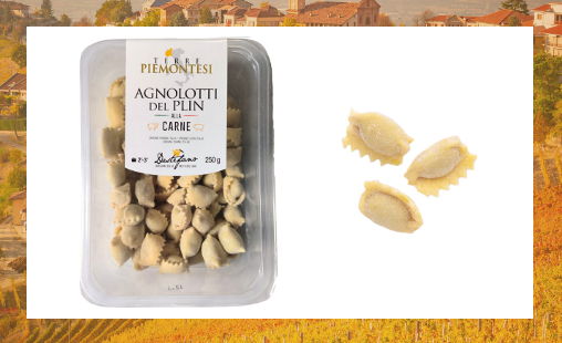 Agnolotti del Plin alla carne - Pastificio Destefano - Terre piemontesi