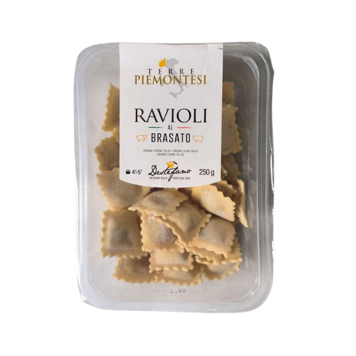 Pasta artigianale Destefano - Ravioli al brasato - Terre piemontesi
